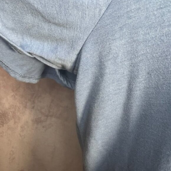 Womens Light Blue Luxology Short Sleeve Shirt Size XL - Picture 3 of 7